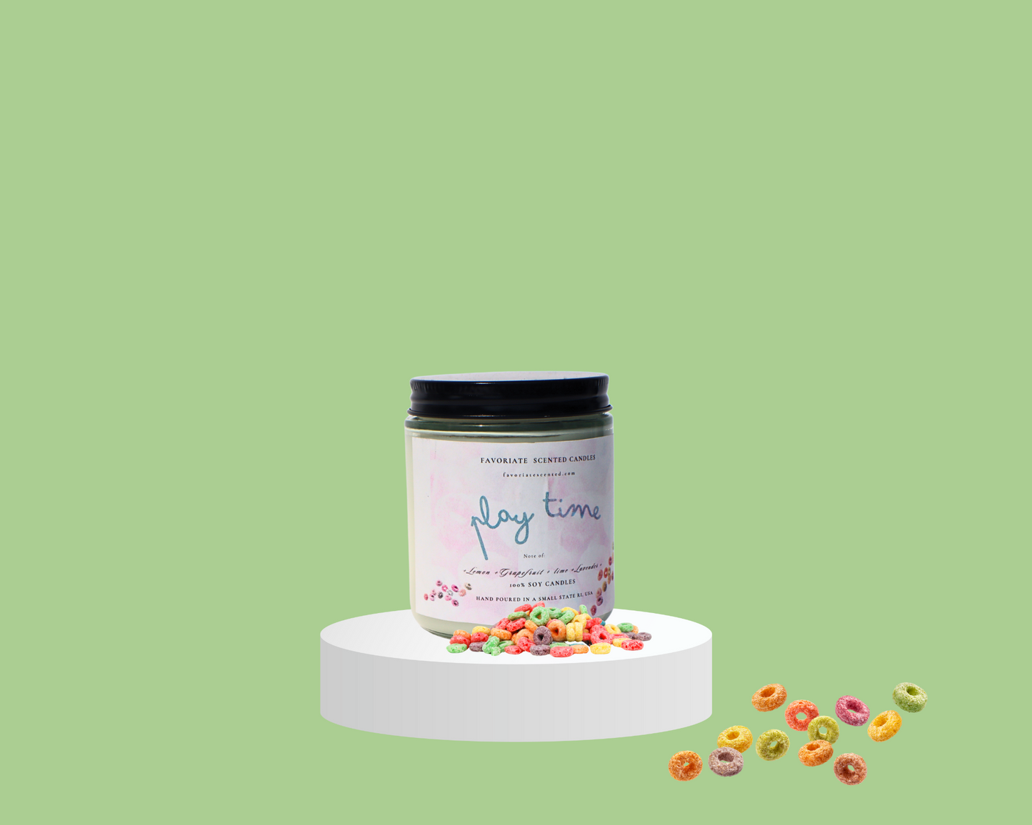 Play time soy candle - FAVORIATE SCENTED