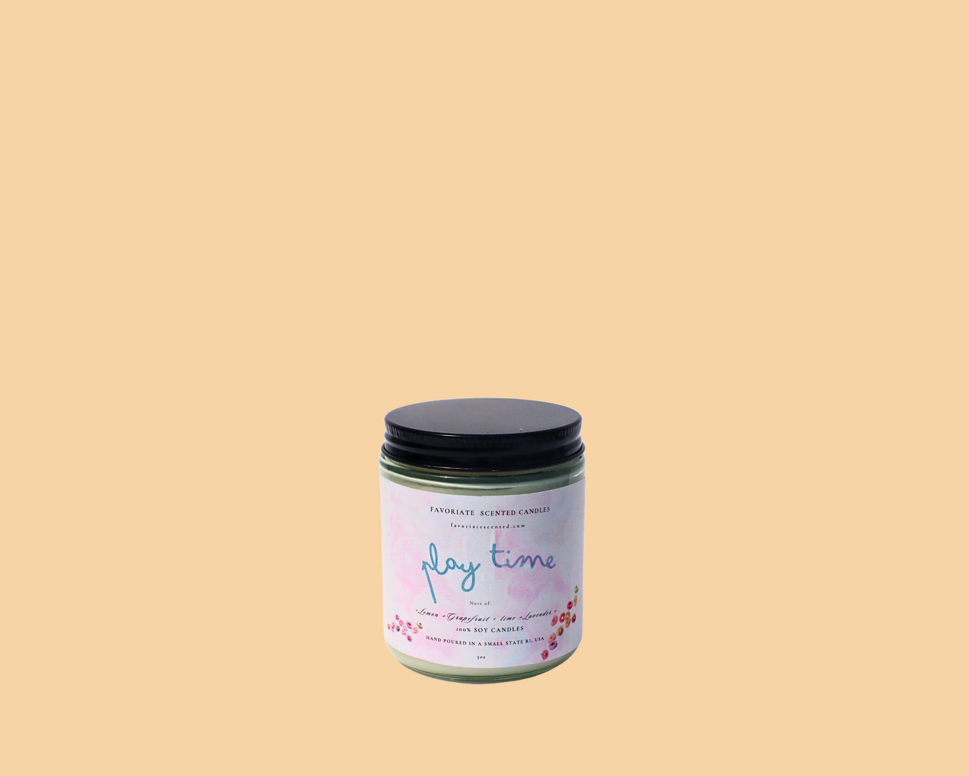 Play time soy candle - FAVORIATE SCENTED