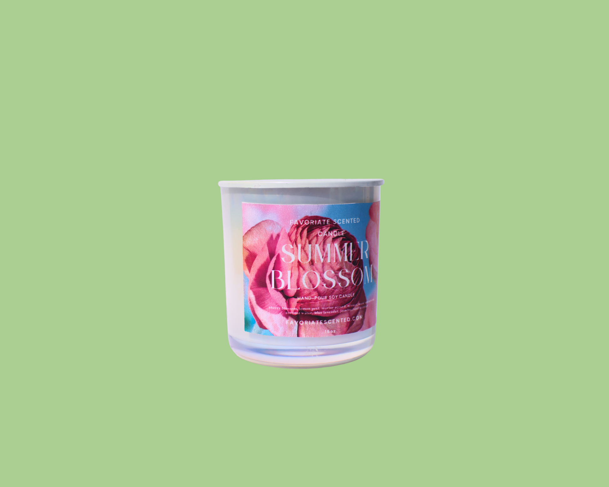 summer blossom soy candle - FAVORIATE SCENTED